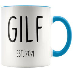 Load image into Gallery viewer, GILF Est 2021 New Grandma Gift Coffee Mug Funny Mother&amp;#39;s Day