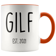Load image into Gallery viewer, GILF Est 2021 New Grandma Gift Coffee Mug Funny Mother&amp;#39;s Day