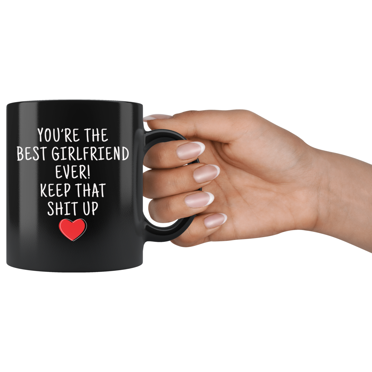 Girlfriend Gifts Best Girlfriend Ever Mug Girlfriend Coffee Mug Girlfriend Coffee Cup Girlfriend Gift Coffee Mug Tea Cup Black $19.99 |