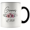 Gramms Est 2020 Pregnancy Announcement Gift to New Gramms Coffee Mug 11oz $14.99 | Black Drinkware