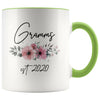 Gramms Est 2020 Pregnancy Announcement Gift to New Gramms Coffee Mug 11oz $14.99 | Green Drinkware