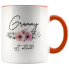 Grammy Est 2020 Pregnancy Announcement Gift to New Grammy Coffee Mug 11oz $14.99 | Orange Drinkware