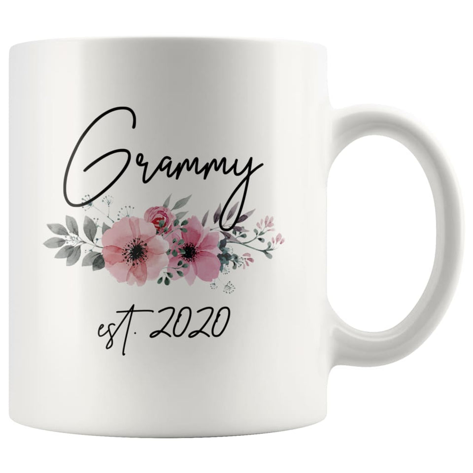 Grammy Est 2020 Pregnancy Announcement Gift to New Grammy Coffee Mug 11oz