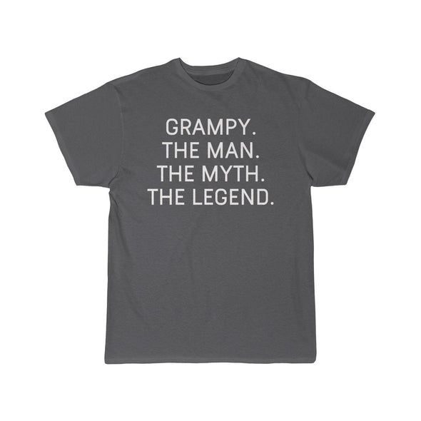 Grampy Gift - The Man. The Myth. The Legend. T-Shirt $14.99 | Charcoal / S T-Shirt
