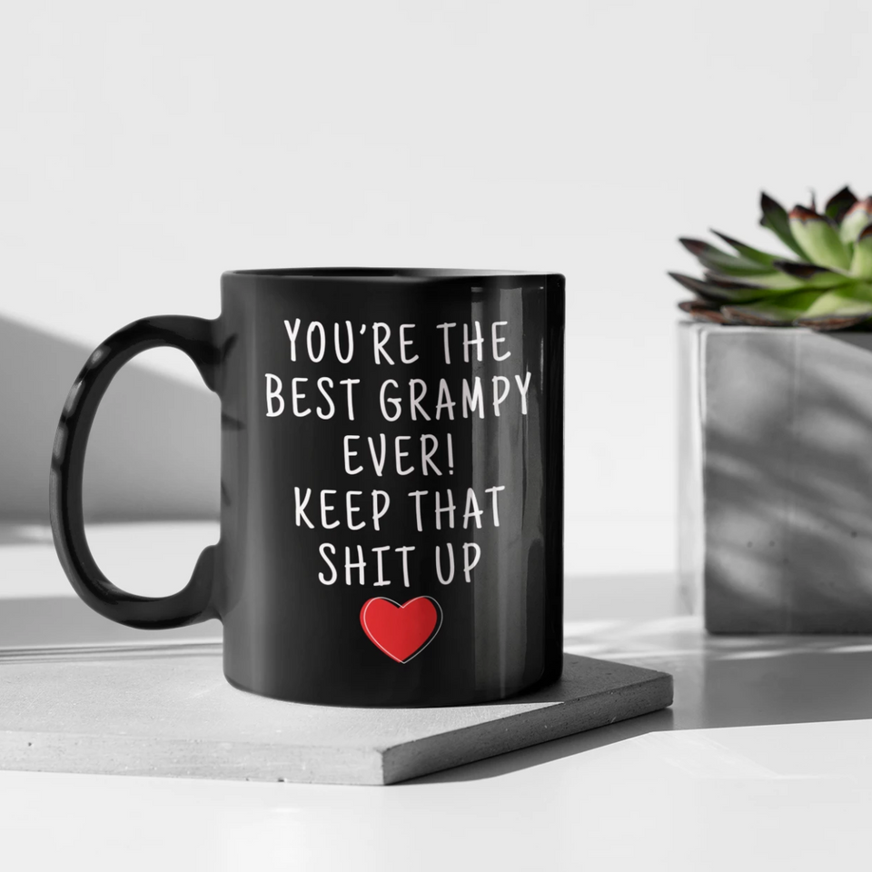 Grampy Gifts Best Grampy Ever Mug Grampy Coffee Mug Grampy Coffee Cup Grampy Gift Coffee Mug Tea Cup Black