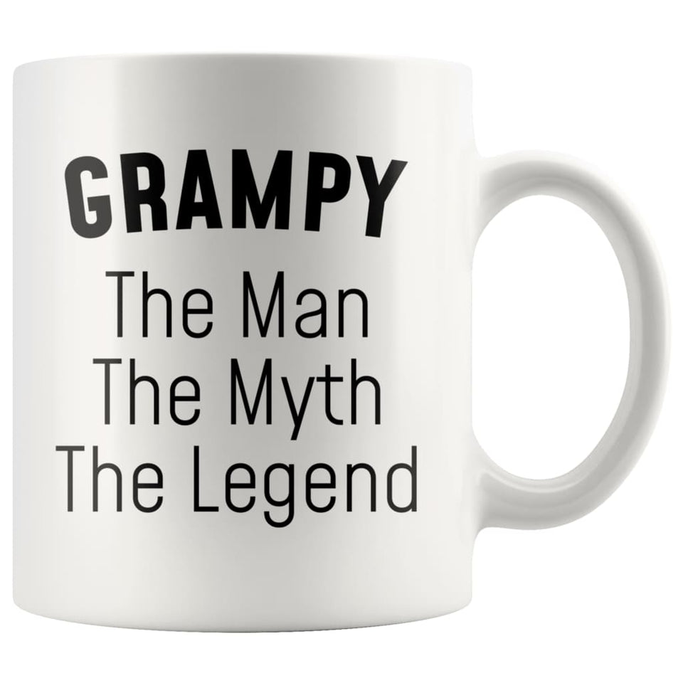 Grampy Gifts Grampy The Man The Myth The Legend Grampy Christmas Birthday Coffee Mug