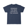 Grandad Gift - The Man. The Myth. The Legend. T-Shirt $19.99 | Athletic Navy / S T-Shirt