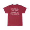 Grandad Gift - The Man. The Myth. The Legend. T-Shirt $19.99 | Cardinal / S T-Shirt