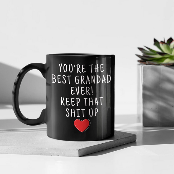 Grandad Gifts Best Grandad Ever Mug Grandad Coffee Mug Grandad Coffee Cup Grandad Gift Coffee Mug Tea Cup Black $19.99 | 11oz - Black