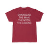 Granddad Gift - The Man. The Myth. The Legend. T-Shirt $14.99 | Cardinal / S T-Shirt