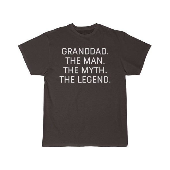 Granddad Gift - The Man. The Myth. The Legend. T-Shirt $14.99 | Dark Chocoloate / S T-Shirt