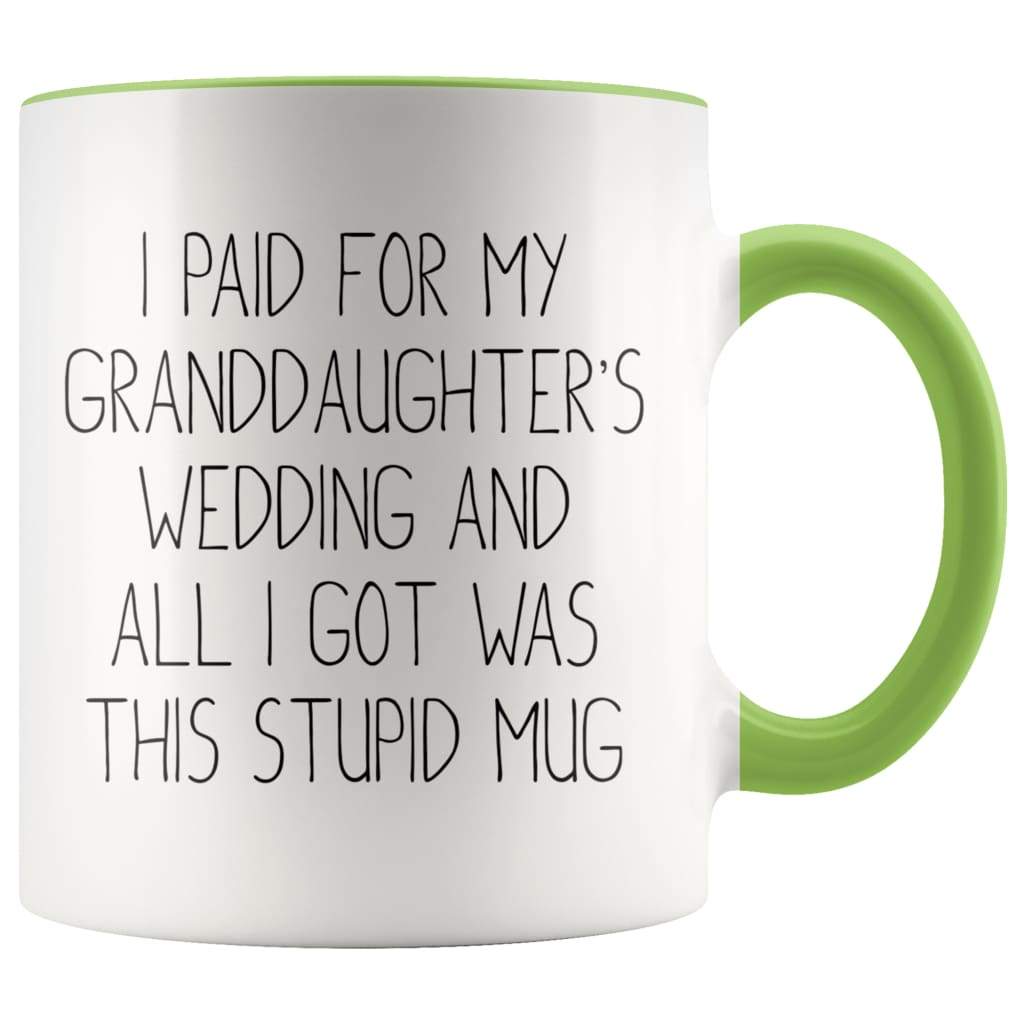 Grandfather Of The Bride Gifts, I Paid For My Granddaughter's Wedding Coffee Mug — photo 3