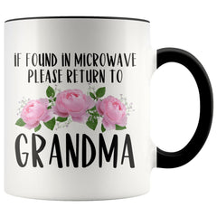 Load image into Gallery viewer, Grandma Gift Ideas for Mother&amp;#39;s Day If Found In Microwave Please Return To Grandma Coffee Mug Tea Cup 11 ounce