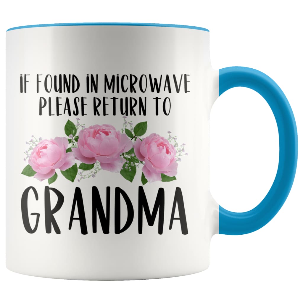 Grandma Gift Ideas for Mother's Day If Found In Microwave Please Return To Grandma Coffee Mug Tea Cup 11 ounce — photo 2
