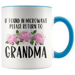 Load image into Gallery viewer, Grandma Gift Ideas for Mother&amp;#39;s Day If Found In Microwave Please Return To Grandma Coffee Mug Tea Cup 11 ounce