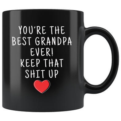 Grandpa Gifts Best Grandpa Ever Mug Grandpa Coffee Mug Grandpa Coffee Cup Grandpa Gift Coffee Mug Tea Cup Black $19.99 | 11oz - Black