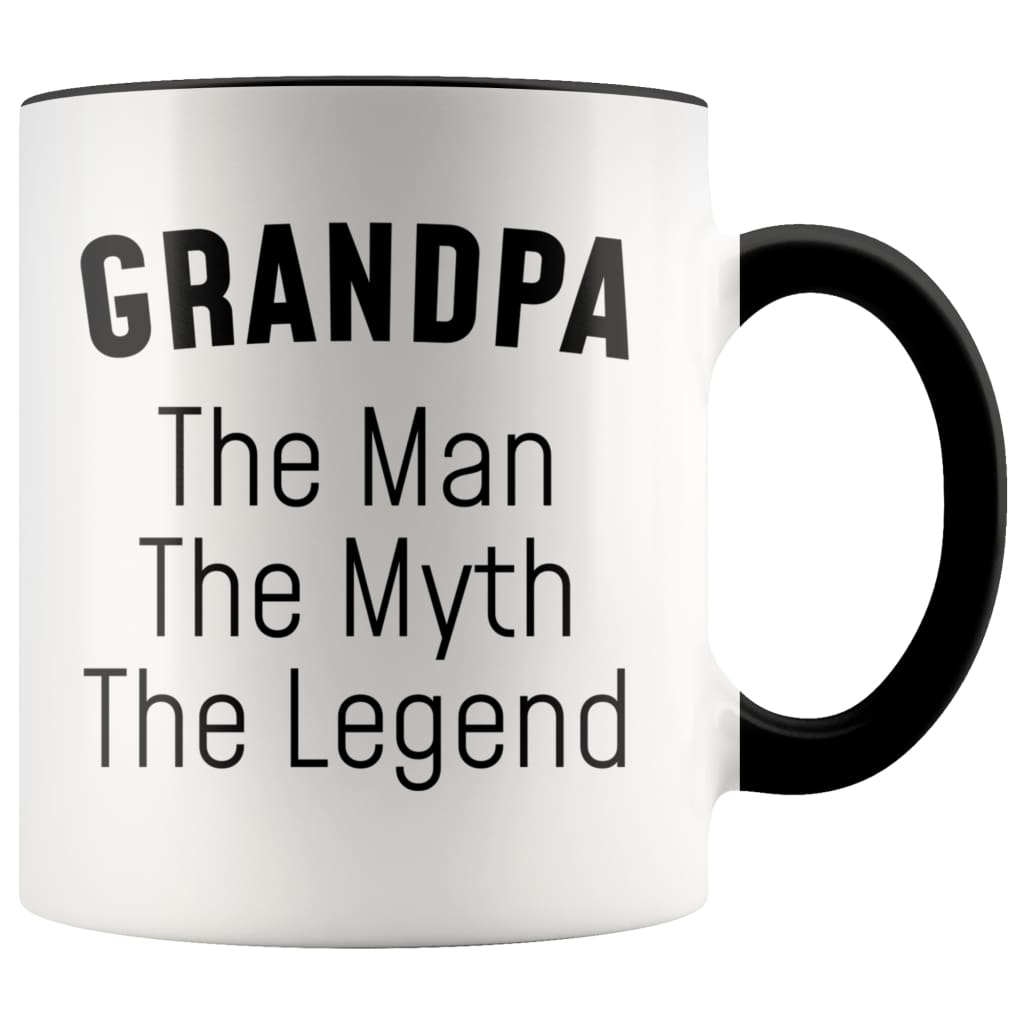 Grandpa Gifts Grandpa The Man The Myth The Legend Grandpa Christmas Birthday Coffee Mug — photo 1