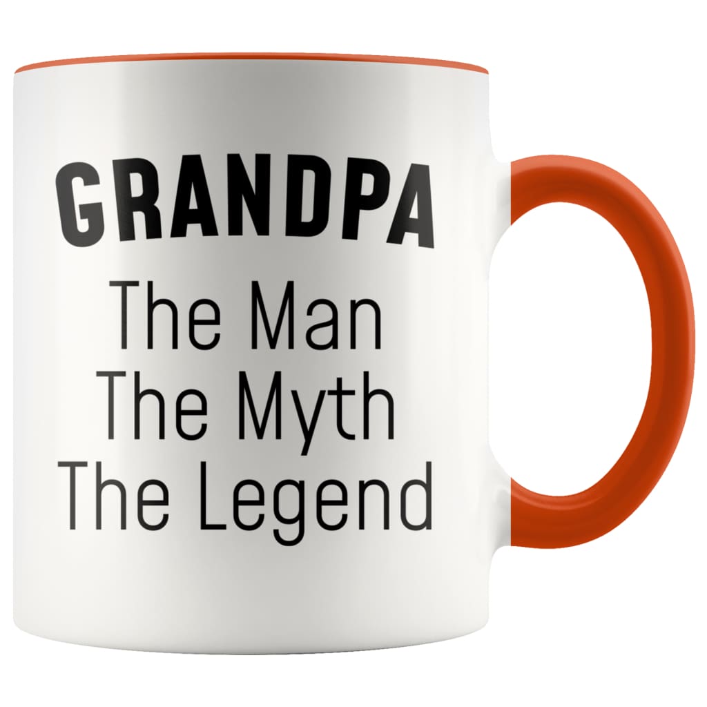 Grandpa Gifts Grandpa The Man The Myth The Legend Grandpa Christmas Birthday Coffee Mug — photo 4