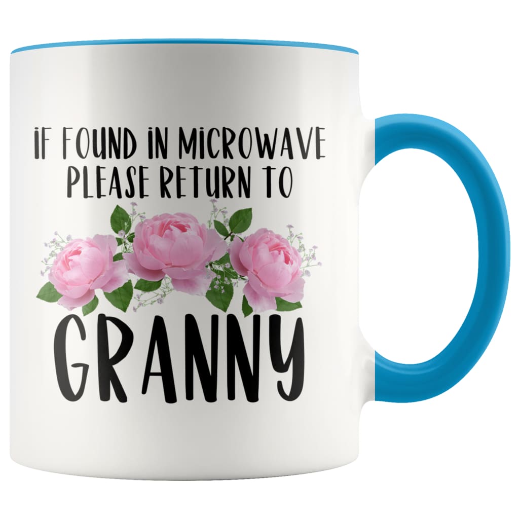 Granny Gift Ideas for Mother's Day If Found In Microwave Please Return To Granny Coffee Mug Tea Cup 11 ounce — photo 2