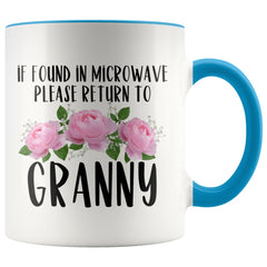 Load image into Gallery viewer, Granny Gift Ideas for Mother&amp;#39;s Day If Found In Microwave Please Return To Granny Coffee Mug Tea Cup 11 ounce