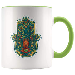 Load image into Gallery viewer, Hamsa Hand Coffee Mug