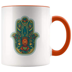Load image into Gallery viewer, Hamsa Hand Coffee Mug