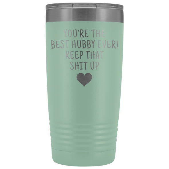 Hubby Gifts: Best Hubby Ever! Insulated Tumbler | Gift for Husband $29.99 | Teal Tumblers