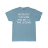 Husband Gift - The Man. The Myth. The Legend. T-Shirt $14.99 | Sky Blue / S T-Shirt