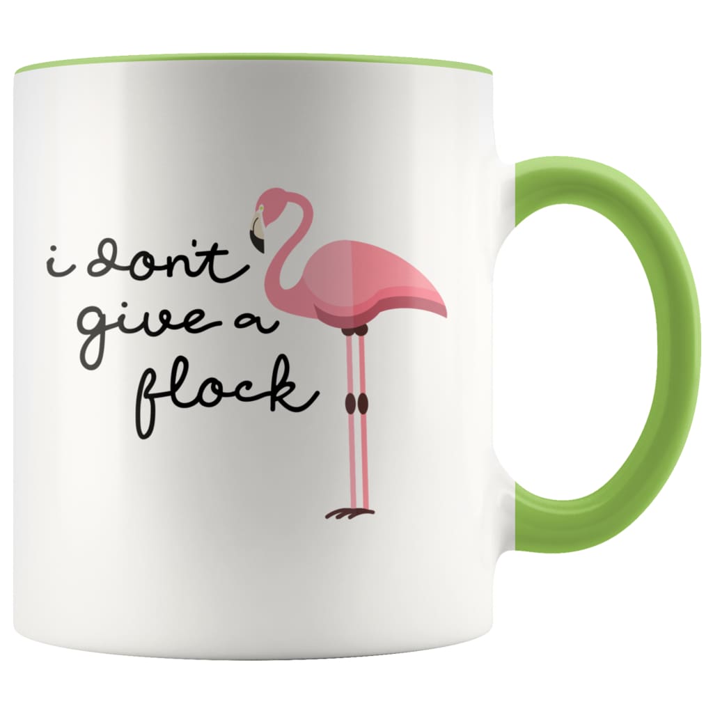 I Don't Give A Flock Funny Flamingo Coffee Mug Tea Cup 11 ounce — photo 3