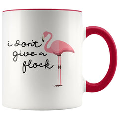 Load image into Gallery viewer, I Don&amp;#39;t Give A Flock Funny Flamingo Coffee Mug Tea Cup 11 ounce