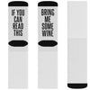 If You Can Read This Bring Me Some Wine Funny Socks for Women & Men $14.99 | M All Over Prints