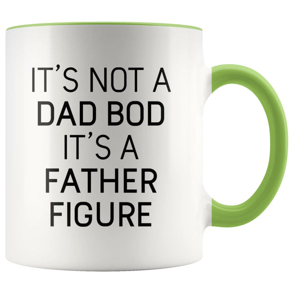 It’s Not A Dad Bod It’s A Father Figure Funny Fathers Day Gift Dad Coffee Mug Tea Cup 11oz $14.99 | Green Drinkware