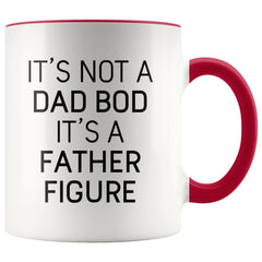 Load image into Gallery viewer, It&amp;#39;s Not A Dad Bod It&amp;#39;s A Father Figure Funny Fathers Day Gift Dad Coffee Mug Tea Cup 11oz