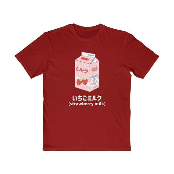 Japanese Vaporwave Streetwear Strawberry Milk T-Shirt $19.99 | Classic Red / XS T-Shirt