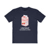 Japanese Vaporwave Streetwear Strawberry Milk T-Shirt $19.99 | New Navy / XS T-Shirt
