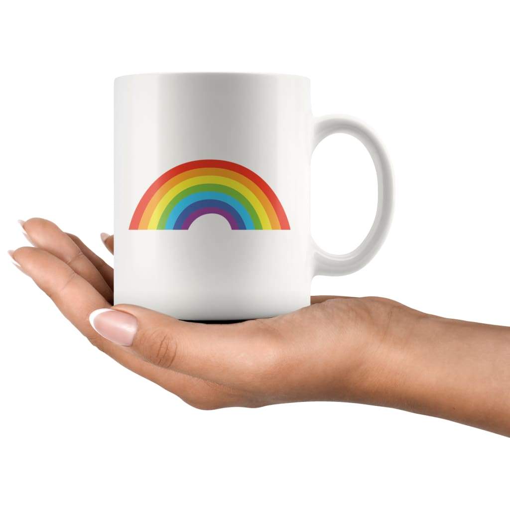 LGBT Rainbow Coffee Mug - BackyardPeaks