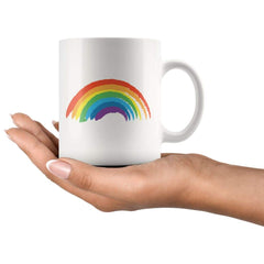 Load image into Gallery viewer, Love is Love Mug - Gay Rainbow Mug