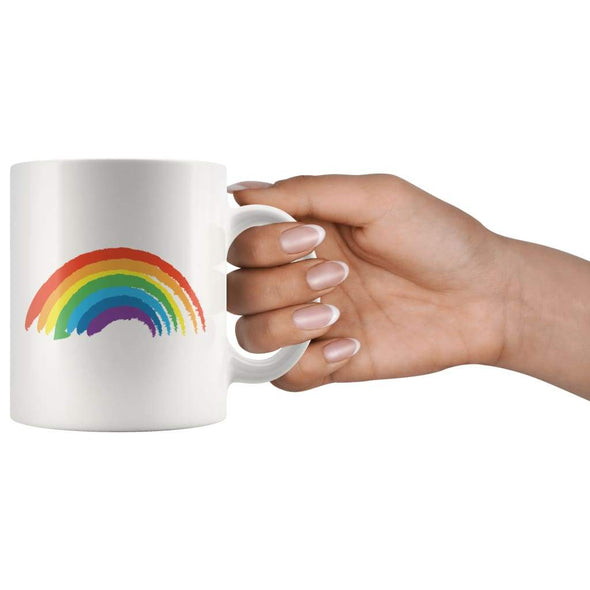 Love is Love Mug - Gay Rainbow Mug - BackyardPeaks