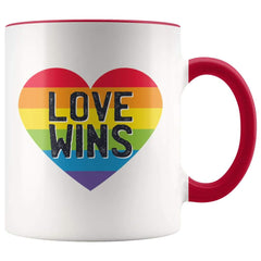 Load image into Gallery viewer, Love Wins LGBT Coffee Mug