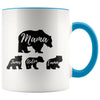 Mama Bear Mug Custom Names Mom Gifts Personalized Gifts for Mom Bear Coffee Mug Tea Cup $14.99 | Blue Drinkware