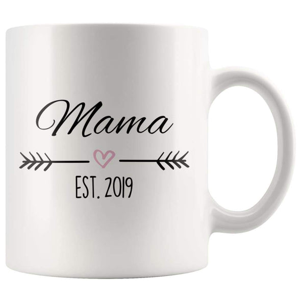 Mama Est. 2019 Coffee Mug | New Mama Gift $14.99 | 11oz Mug Drinkware