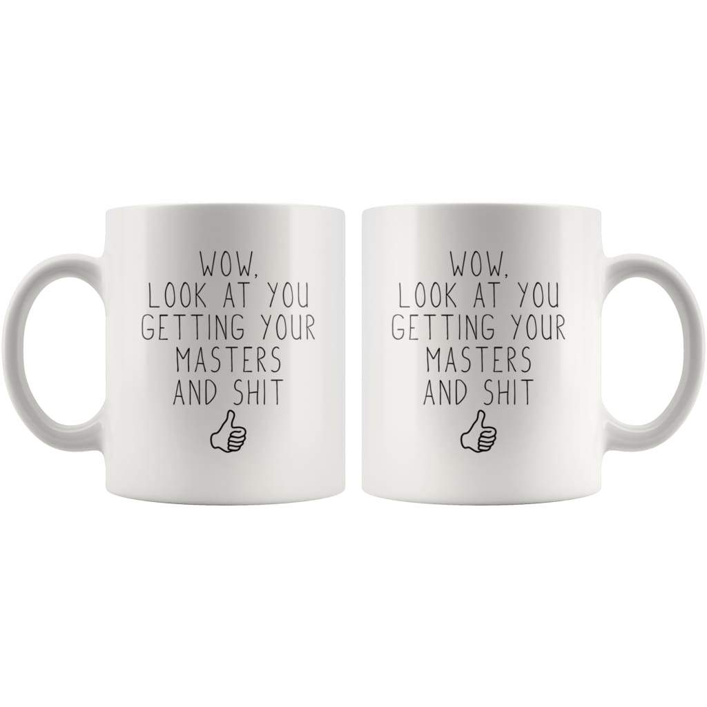 Masters Graduation Gifts, Funny Master Degree Coffee Mug — photo 4