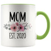 Mom Est 2020 New Mom Expecting Mother Coffee Mug Tea Cup 11 ounce $14.99 | Green Drinkware