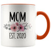 Mom Est 2020 New Mom Expecting Mother Coffee Mug Tea Cup 11 ounce $14.99 | Orange Drinkware