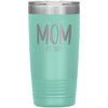 Mom Est 2020 New Mom Gift Custom or Personalized Year Insulated Travel Mug Vacuum Tumbler 20oz $29.99 | Teal Tumblers