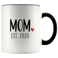 Mom Est. 2020 New Mom Gift First Mothers Day Gift Personalized Expecting Mom Coffee Mug Tea Cup $14.99 | Black Drinkware