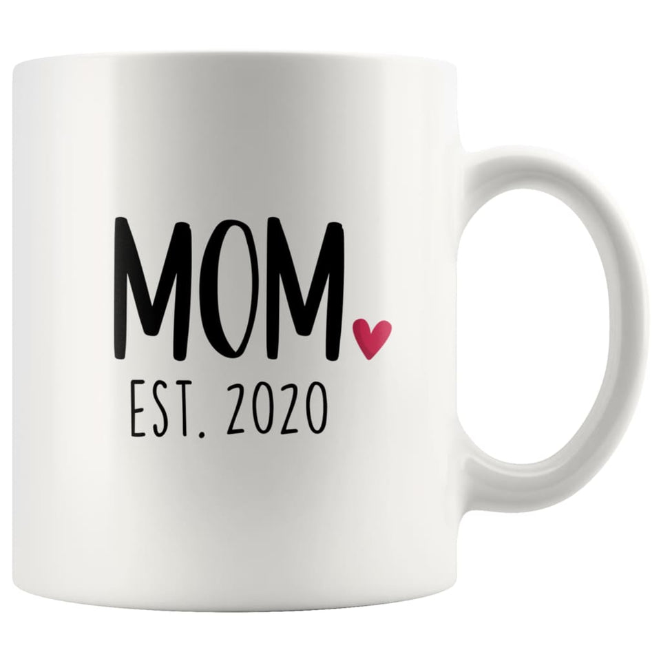 Mom Est. 2026 New Mom Gift First Mothers Day Gift Personalized Expecting Mom Coffee Mug Tea Cup