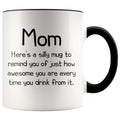 Mom Gifts Mom To Remind You Best Mothers Day Gifts for Mom Gift from Daughter or Son Fun Novelty Coffee Mug $14.99 | Black Drinkware