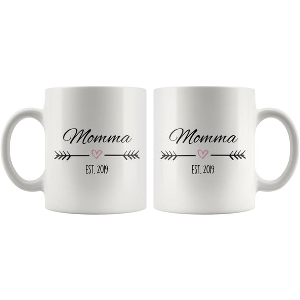 Momma Est. 2019 Coffee Mug | New Momma Gift $14.99 | Drinkware