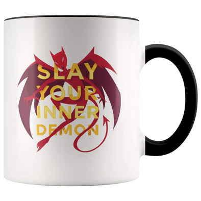 Motivational Gifts - Slay Your Inner Demon Coffee Mug - BackyardPeaks